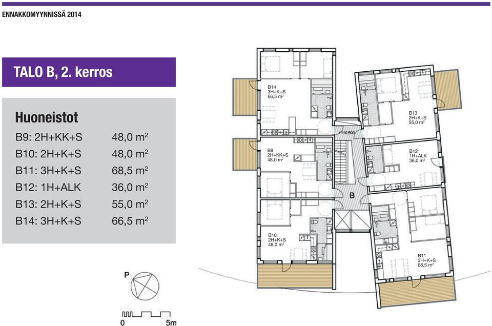 48,0 m 2 B11: 68,5 m 2 B12: 1H+ALK 36,0 m 2 B13: 55,0 m 2