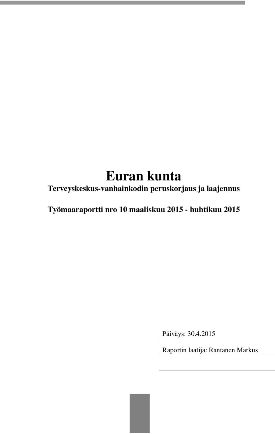 nro 10 maaliskuu 2015 - huhtikuu 2015