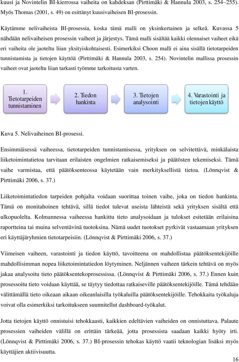 Tämä malli sisältää kaikki olennaiset vaiheet eikä eri vaiheita ole jaoteltu liian yksityiskohtaisesti.