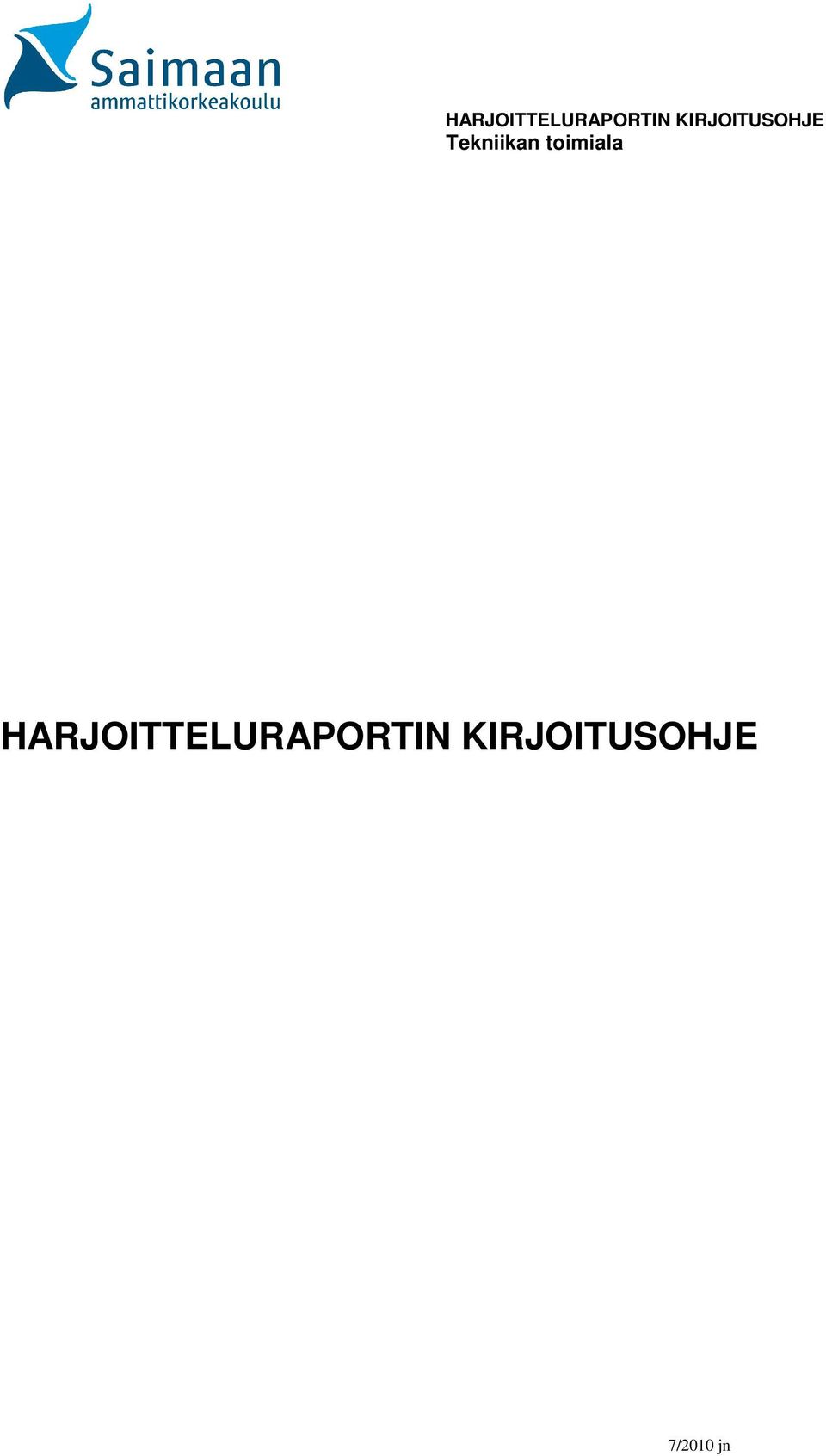 toimiala  KIRJOITUSOHJE