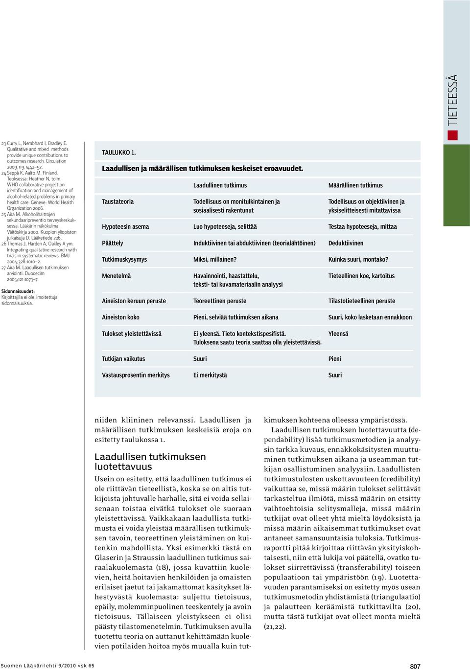 Alkoholihaittojen sekundaaripreventio terveyskeskuksessa: Lääkärin näkökulma. Väitöskirja 2000. Kuopion yliopiston julkaisuja D. Lääketiede 226. 26 Thomas J, Harden A, Oakley A ym.