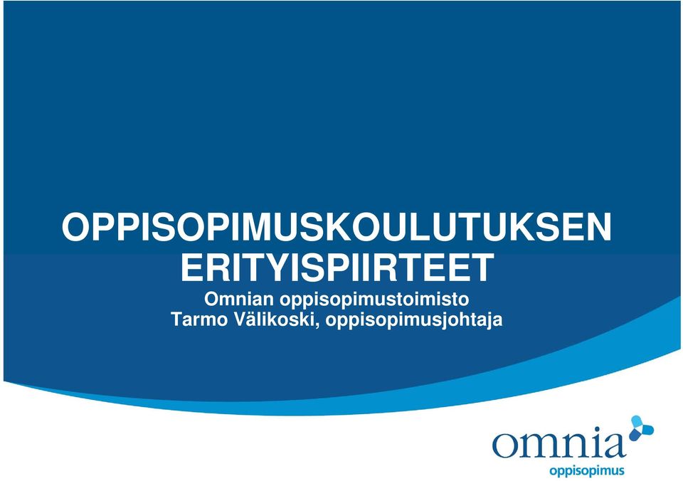 oppisopimustoimisto Tarmo