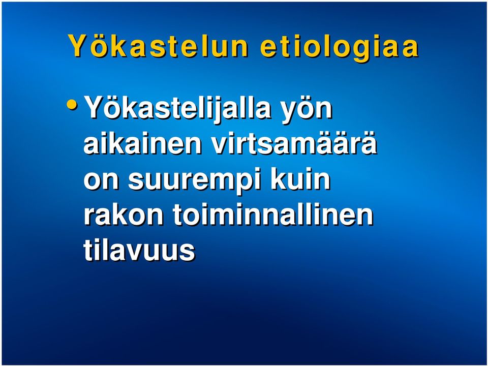 aikainen virtsamäärä on