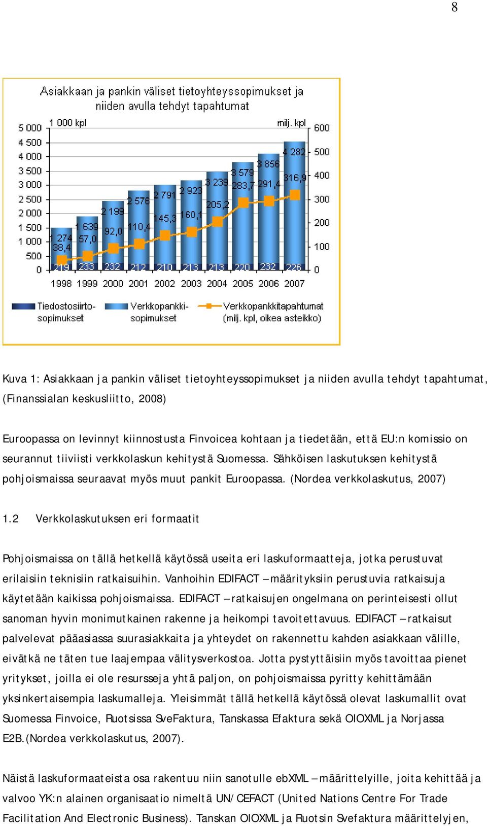 2 Verkkolaskutuksen eri formaatit Pohjoismaissa on tällä hetkellä käytössä useita eri laskuformaatteja, jotka perustuvat erilaisiin teknisiin ratkaisuihin.