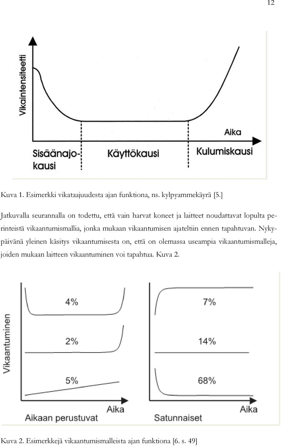 vikaantumismallia, jonka mukaan vikaantumisen ajateltiin ennen tapahtuvan.