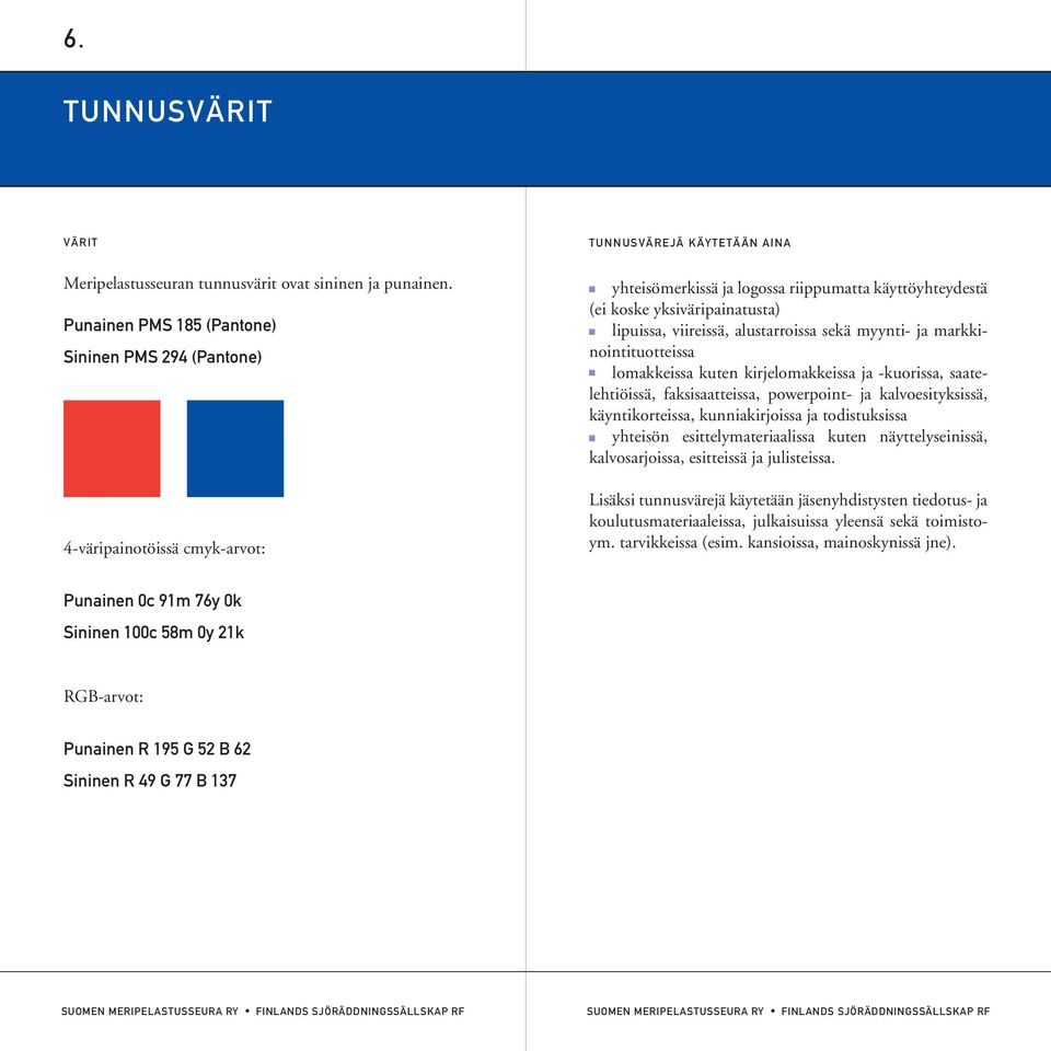 alustarroissa sekä myynti- ja markkinointituotteissa lomakkeissa kuten kirjelomakkeissa ja -kuorissa, saatelehtiöissä, faksisaatteissa, powerpoint- ja kalvoesityksissä, käyntikorteissa,