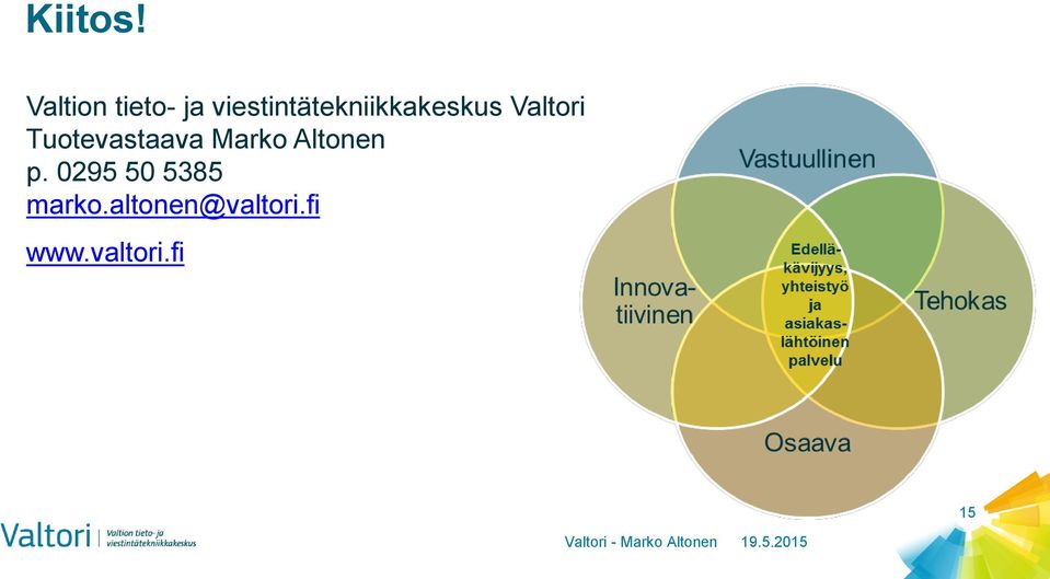 viestintätekniikkakeskus Valtori