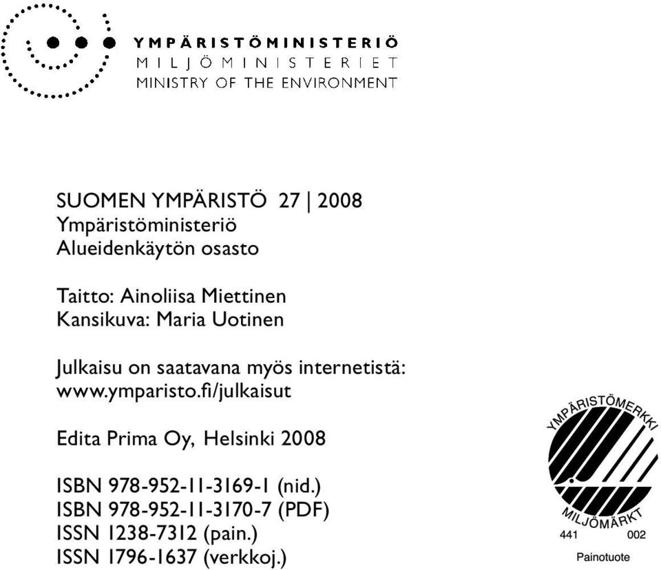 internetistä: www.ymparisto.