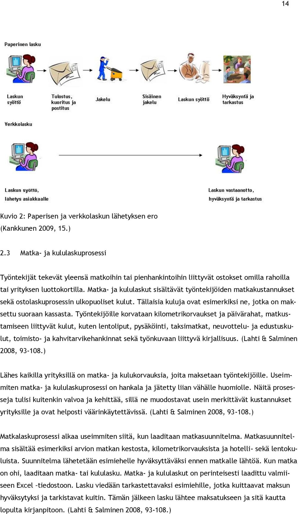 Matka- ja kululaskut sisältävät työntekijöiden matkakustannukset sekä ostolaskuprosessin ulkopuoliset kulut. Tällaisia kuluja ovat esimerkiksi ne, jotka on maksettu suoraan kassasta.