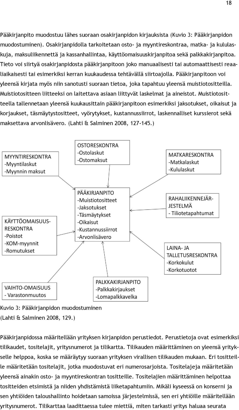 Tieto voi siirtyä osakirjanpidosta pääkirjanpitoon joko manuaalisesti tai automaattisesti reaaliaikaisesti tai esimerkiksi kerran kuukaudessa tehtävällä siirtoajolla.