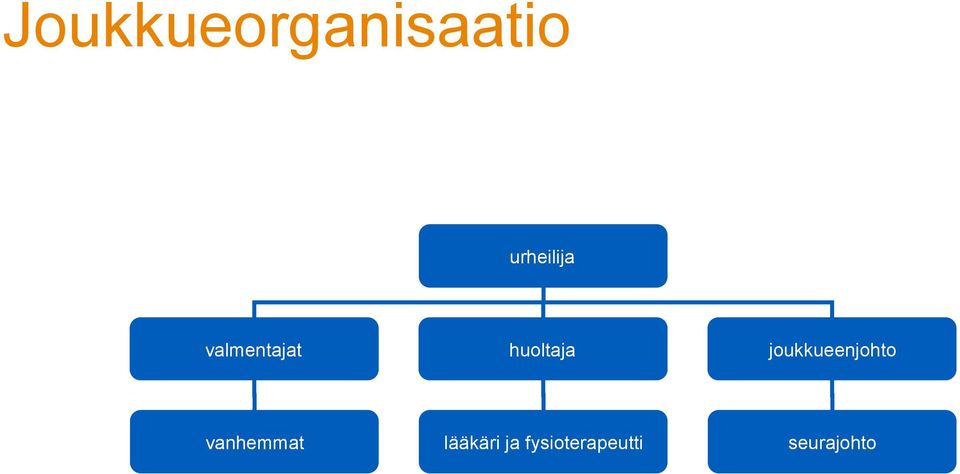 huoltaja joukkueenjohto