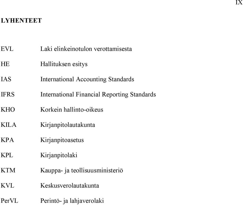 Financial Reporting Standards Korkein hallinto-oikeus Kirjanpitolautakunta