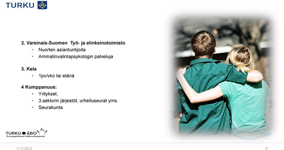 Kela 1pv/vko tai etänä 4 Kumppanuus: Yritykset, 3.