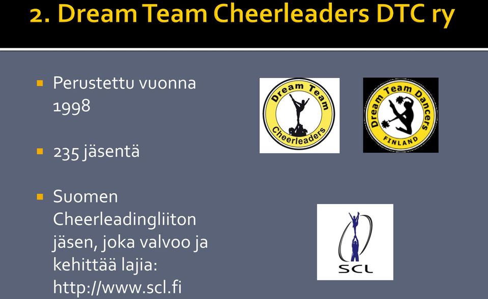 Cheerleadingliiton jäsen,