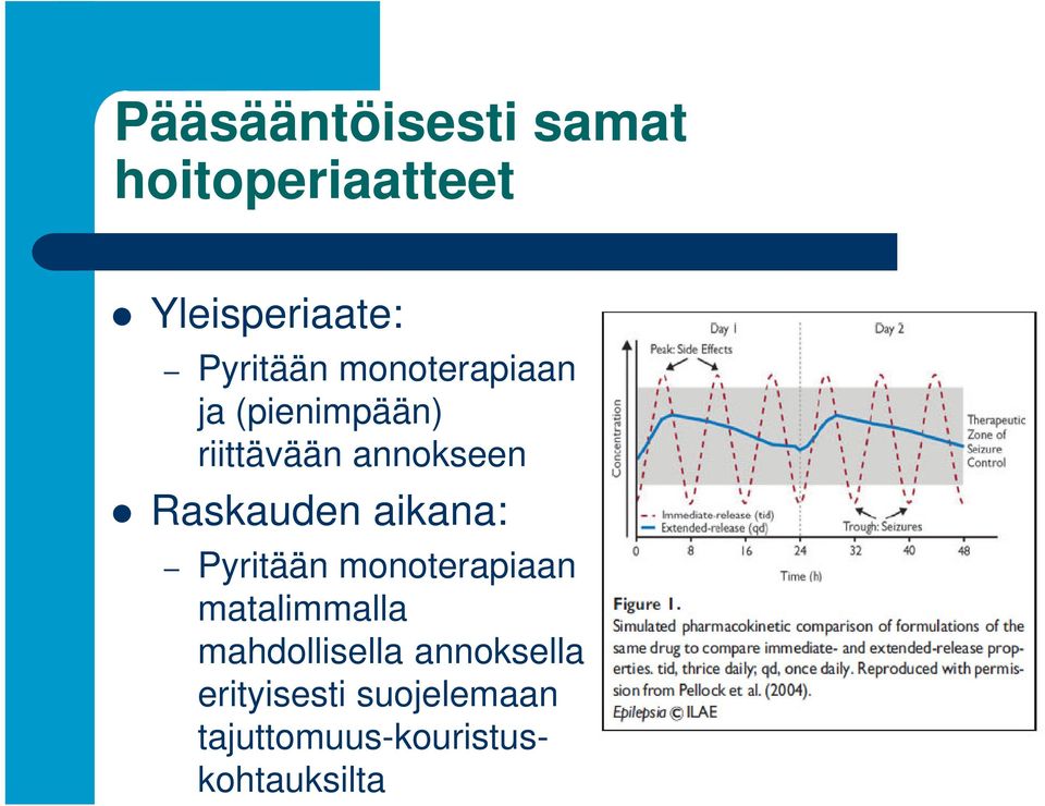 aikana: Pyritään monoterapiaan matalimmalla mahdollisella