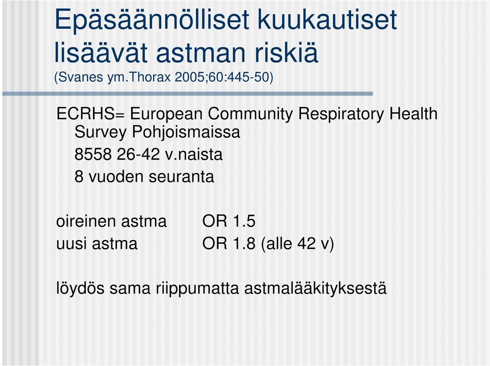 Survey Pohjoismaissa 8558 26-42 v.