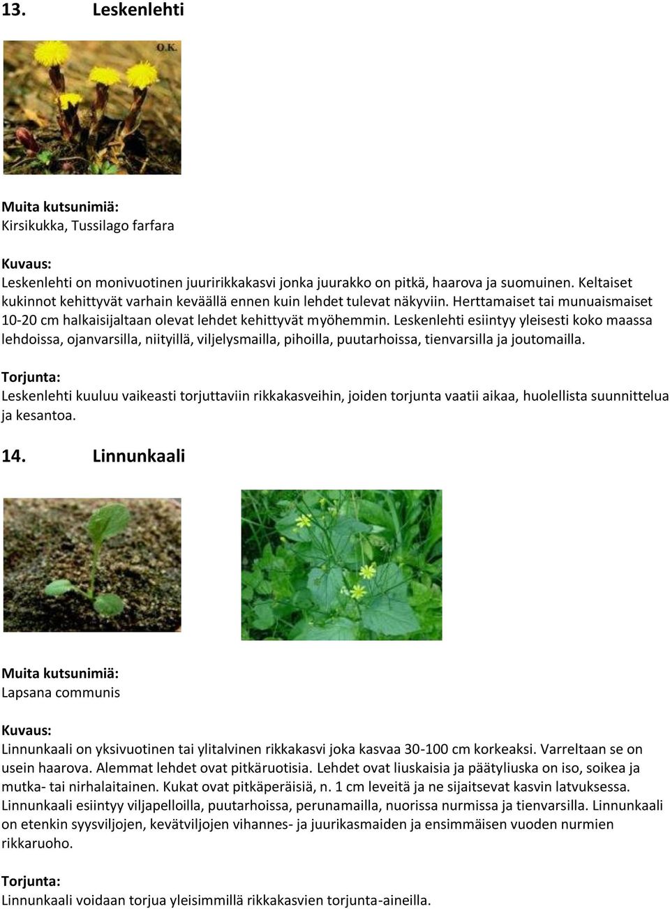 Leskenlehti esiintyy yleisesti koko maassa lehdoissa, ojanvarsilla, niityillä, viljelysmailla, pihoilla, puutarhoissa, tienvarsilla ja joutomailla.