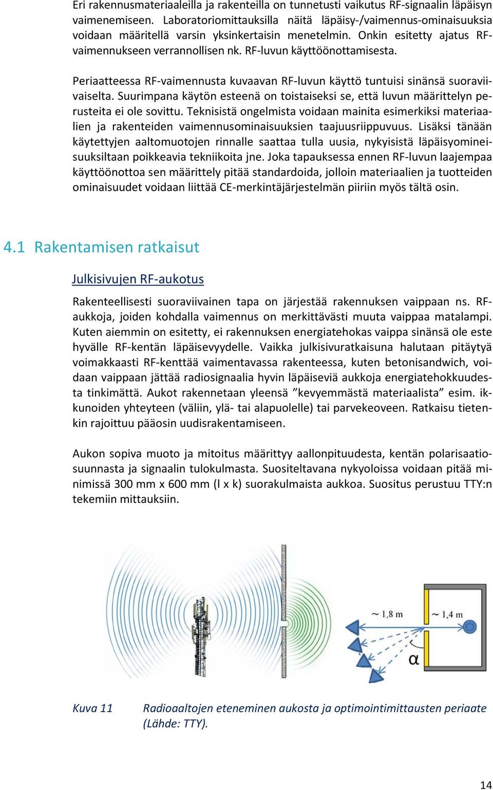 RF-luvun käyttöönottamisesta. Periaatteessa RF-vaimennusta kuvaavan RF-luvun käyttö tuntuisi sinänsä suoraviivaiselta.