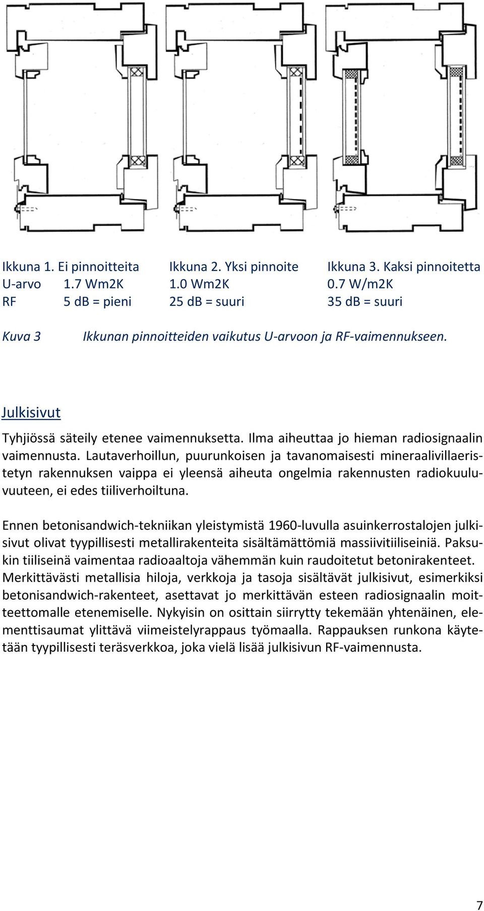 Ilma aiheuttaa jo hieman radiosignaalin vaimennusta.