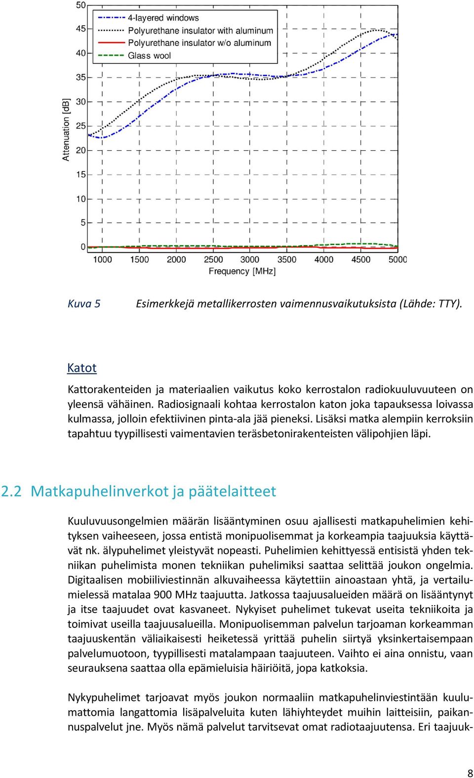 Lisäksi matka alempiin kerroksiin tapahtuu tyypillisesti vaimentavien teräsbetonirakenteisten välipohjien läpi. 2.