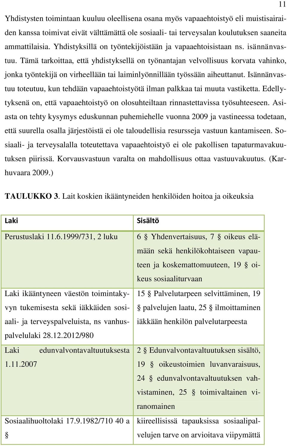 Tämä tarkoittaa, että yhdistyksellä on työnantajan velvollisuus korvata vahinko, jonka työntekijä on virheellään tai laiminlyönnillään työssään aiheuttanut.