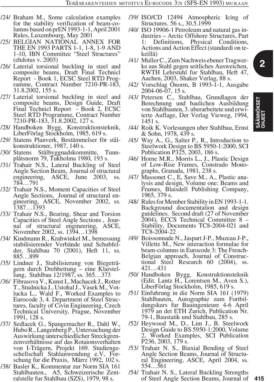 1-9 AND 1-10, IBN Committee Steel Structures (ehdotus v.