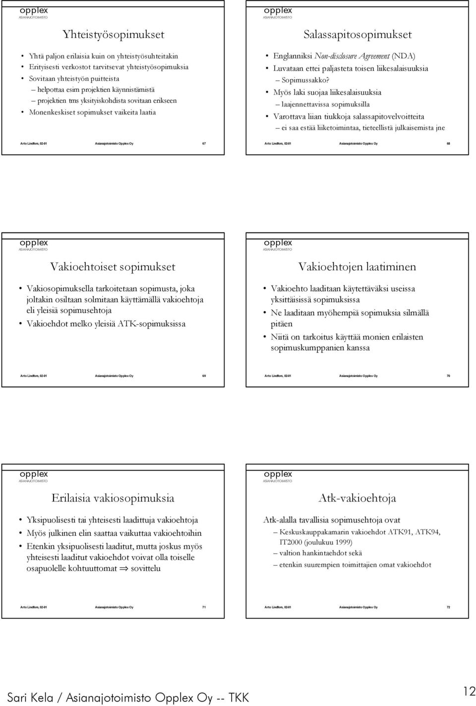 liikesalaisuuksia Sopimussakko?