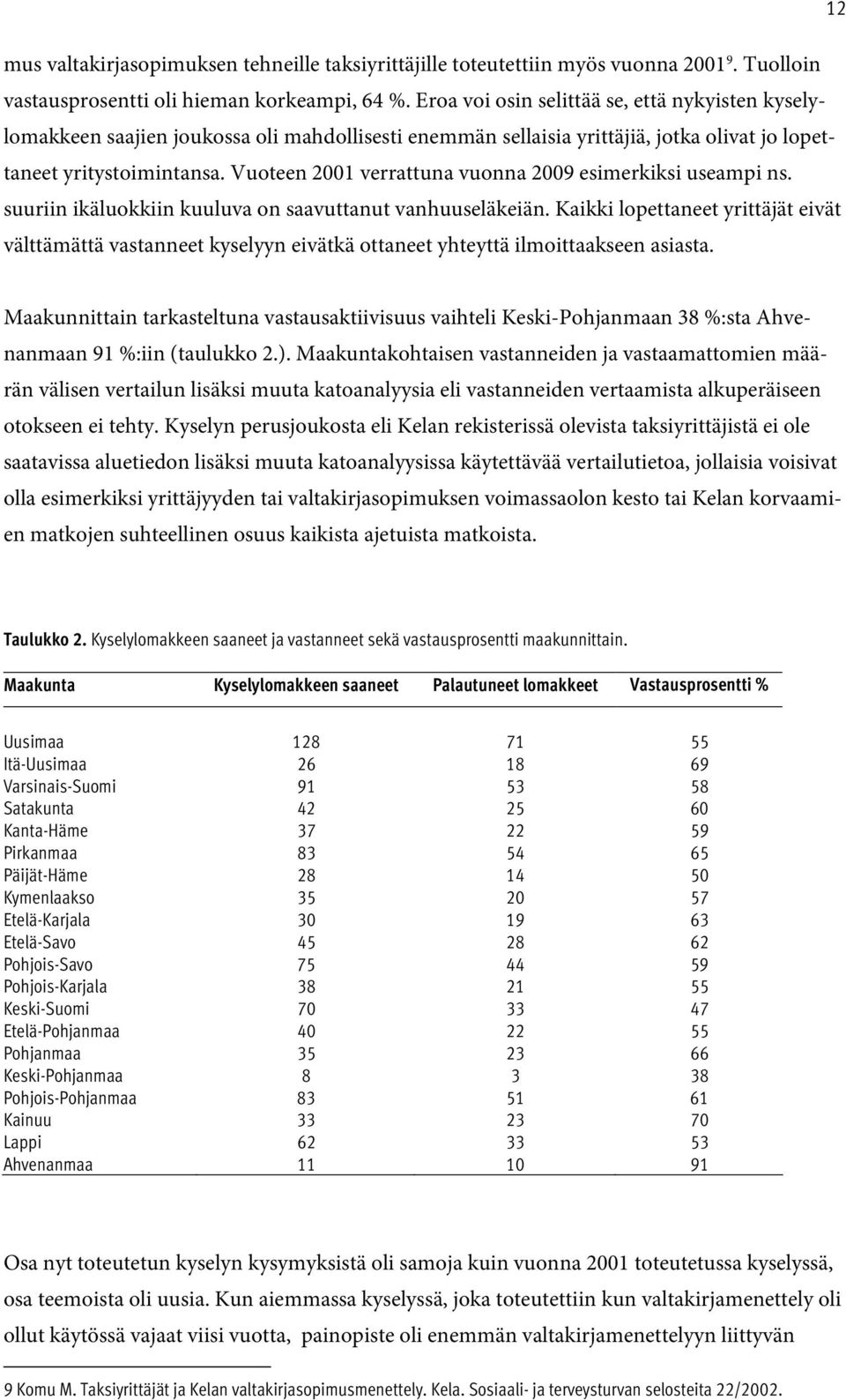 Vuoteen 2001 verrattuna vuonna 2009 esimerkiksi useampi ns. suuriin ikäluokkiin kuuluva on saavuttanut vanhuuseläkeiän.