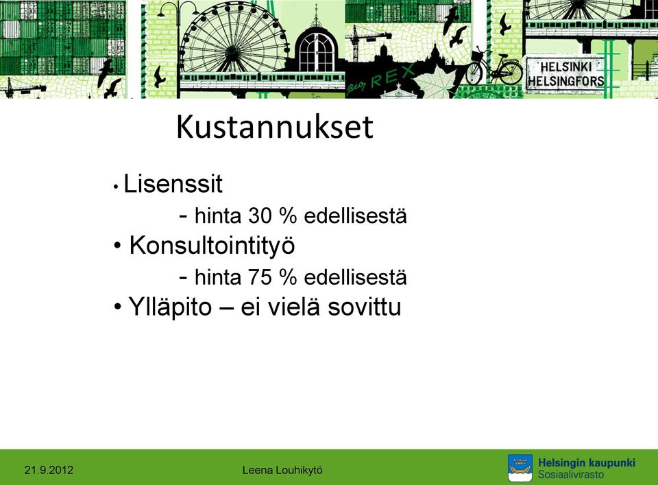 Konsultointityö - hinta 75 %