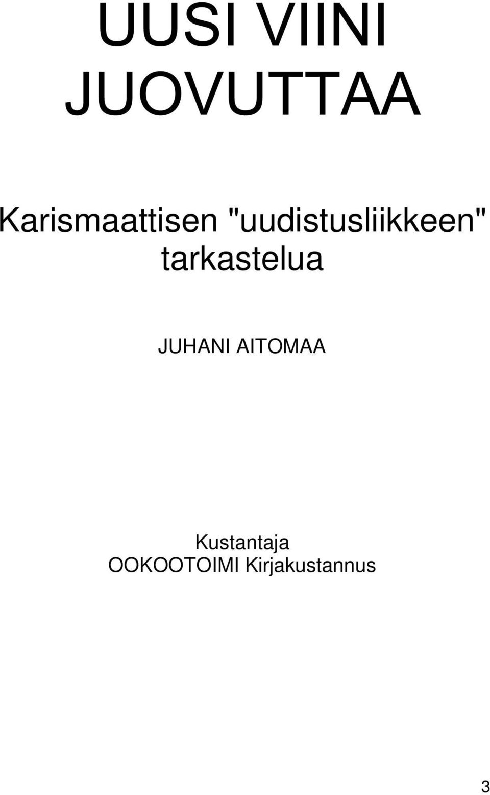 tarkastelua JUHANI