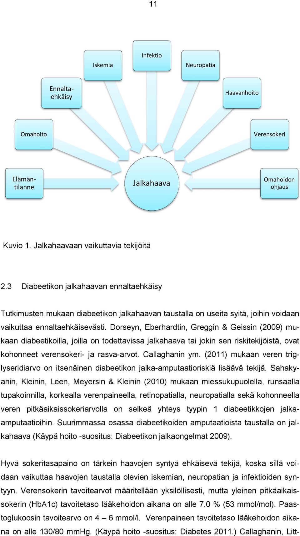 Verensokerin tavoitearvot määritellään yksilöllisesti, mutta yleinen pitkäaikaissokerin (HbA1c) tavoitetaso lääkehoidon aikana on alle 7.0 % (53 mmol/mol). Paastoglukoosin tavoitearvo on 4 6 mmol/l.