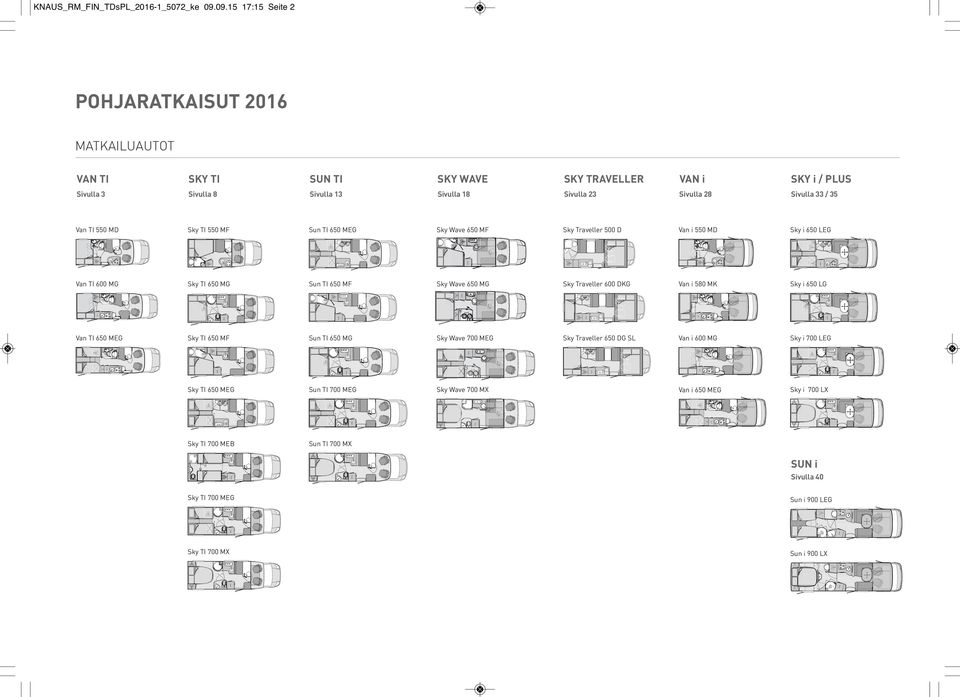 TI 550 MD Sky TI 550 MF Sun TI 650 MEG Sky Wave 650 MF Sky Traveller 500 D Van i 550 MD Sky i 650 LEG Van TI 600 MG Sky TI 650 MG Sun TI 650 MF Sky Wave 650 MG Sky Traveller 600 DKG Van