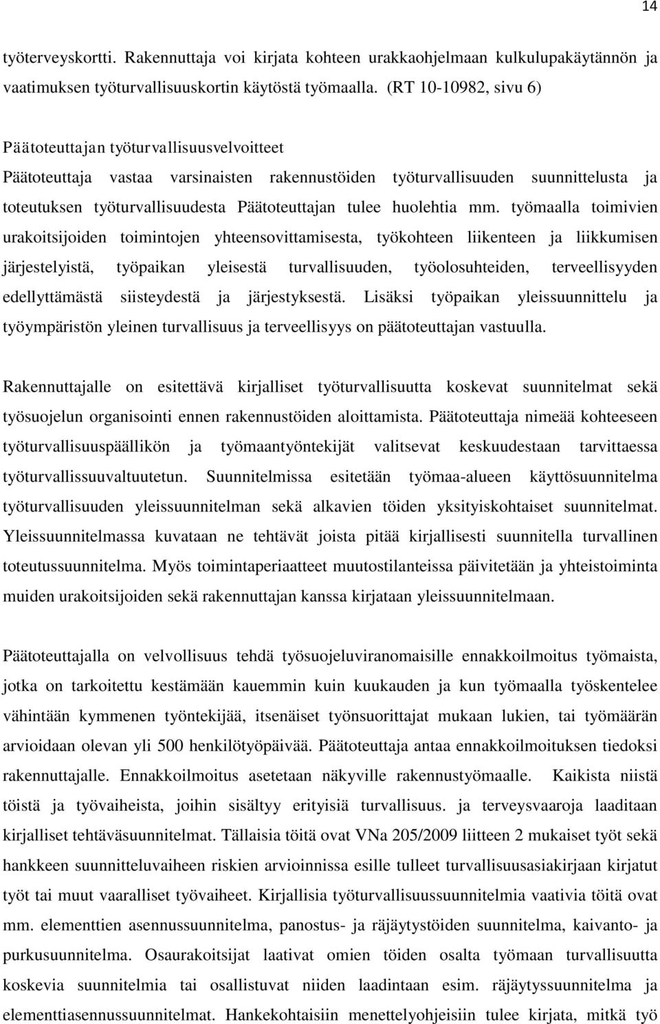 tulee huolehtia mm.