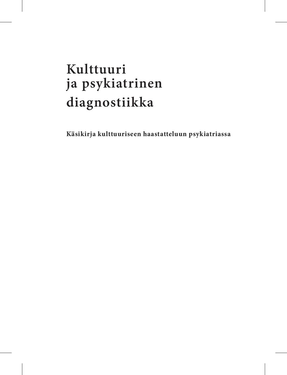 diagnostiikka