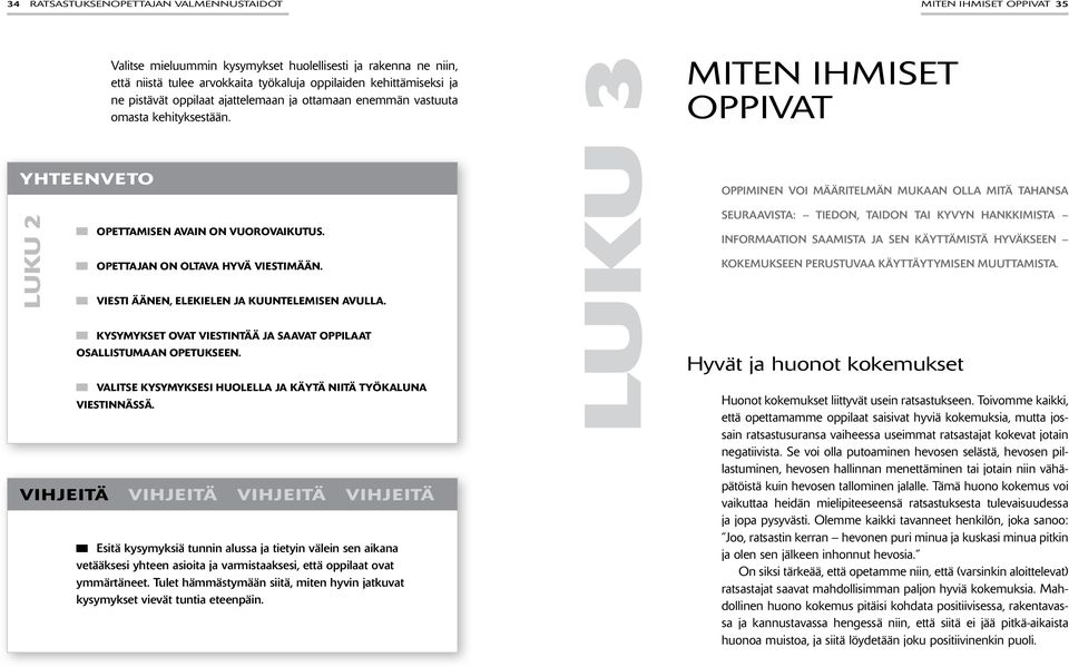 Viesti äänen, elekielen ja kuuntelemisen avulla. Kysymykset ovat viestintää ja saavat oppilaat osallistumaan opetukseen. Valitse kysymyksesi huolella ja käytä niitä työkaluna viestinnässä.