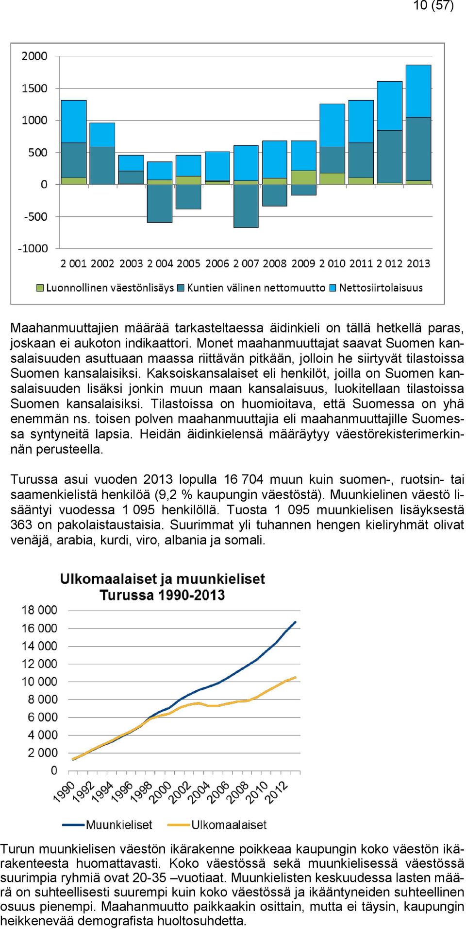 Kaksoiskansalaiset eli henkilöt, joilla on Suomen kansalaisuuden lisäksi jonkin muun maan kansalaisuus, luokitellaan tilastoissa Suomen kansalaisiksi.