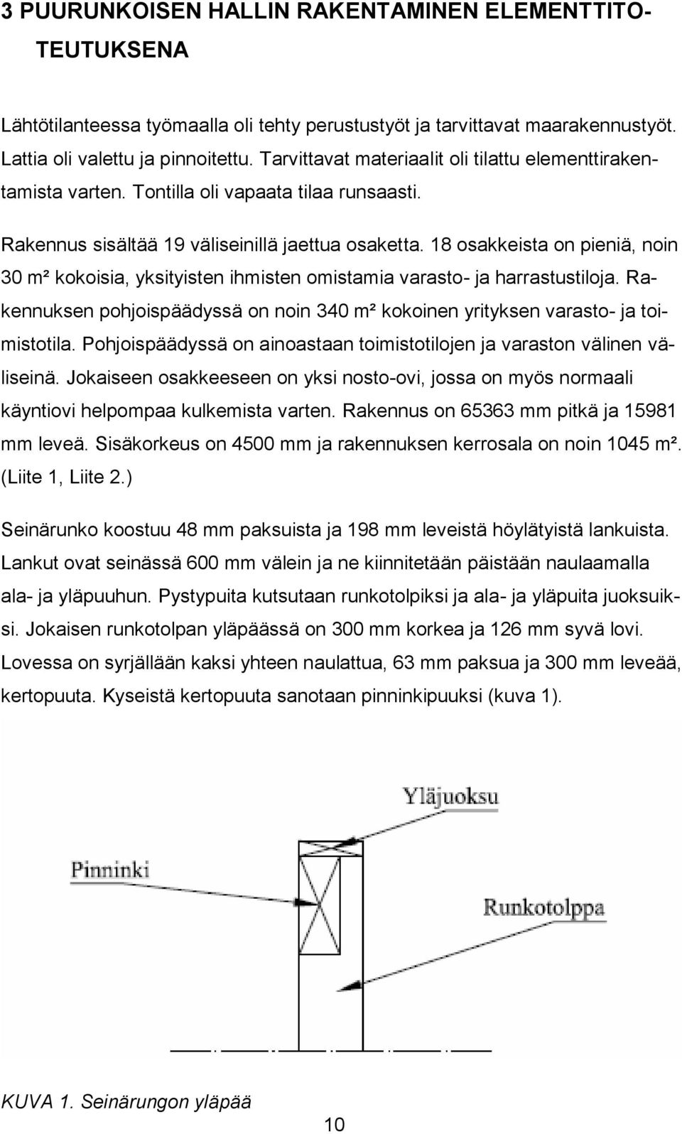 18 osakkeista on pieniä, noin 30 m² kokoisia, yksityisten ihmisten omistamia varasto- ja harrastustiloja. Rakennuksen pohjoispäädyssä on noin 340 m² kokoinen yrityksen varasto- ja toimistotila.