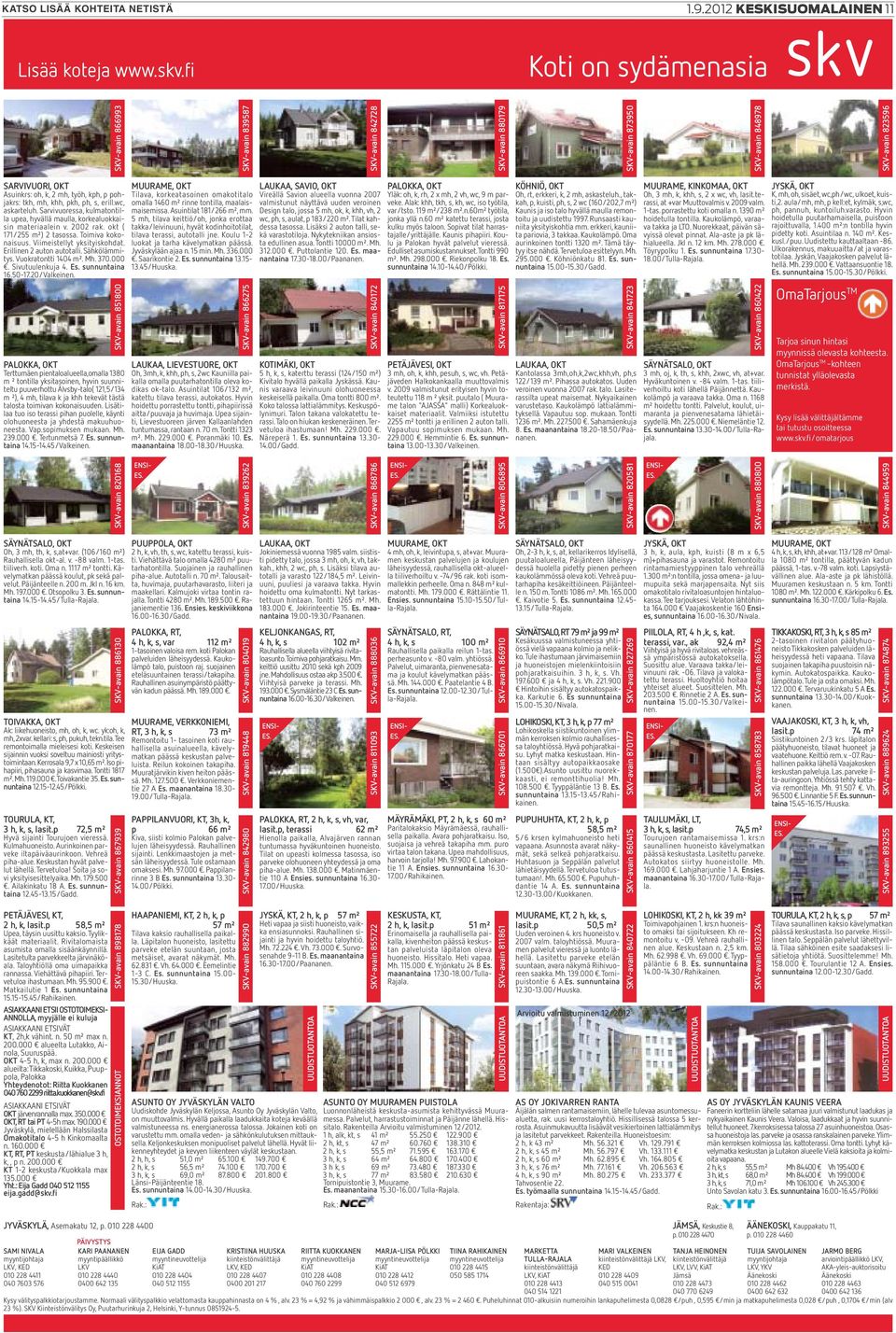 pohjakrs: tkh, mh, khh, pkh, ph, s, erill.wc, askarteluh. Sarvivuoressa, kulmatontilla upea, hyvällä maulla, korkealuokkaisin materiaalein v. 2002 rak. okt ( 171/255 m²) 2 tasossa.