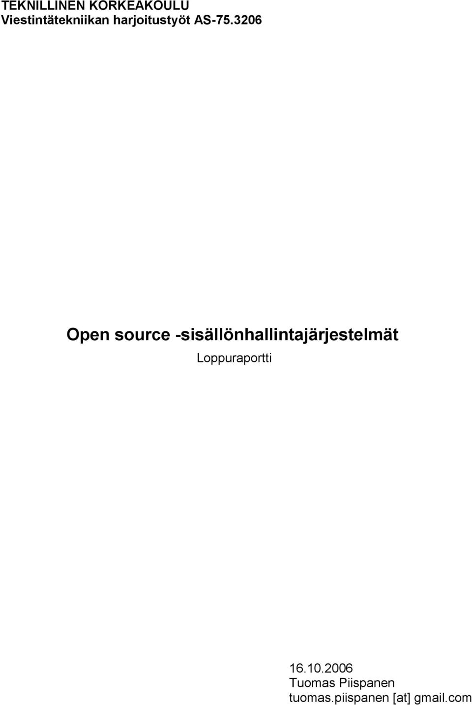 3206 Open source
