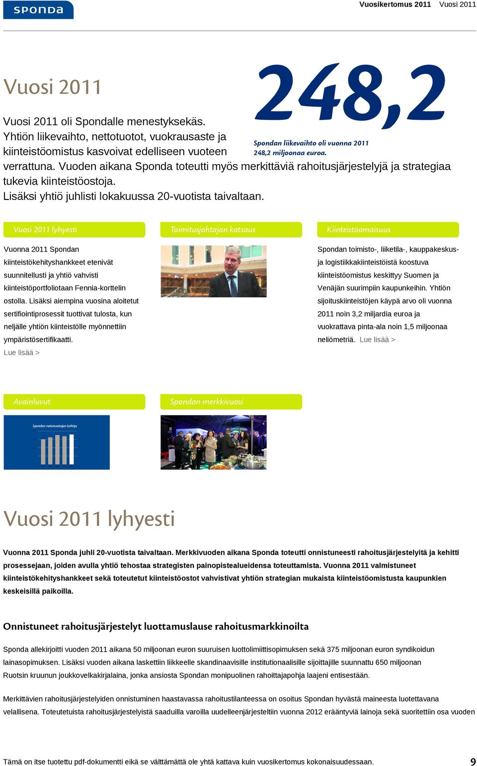 Vuoden aikana toteutti myös merkittäviä rahoitusjärjestelyjä ja strategiaa tukevia kiinteistöostoja. Lisäksi yhtiö juhlisti lokakuussa 20-vuotista taivaltaan.
