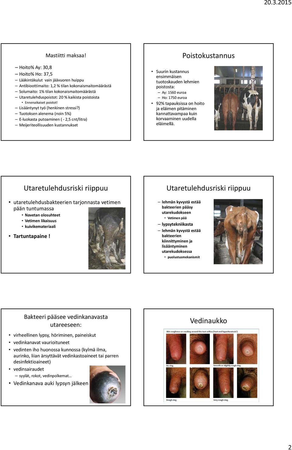 poistoista Ennenaikaiset poistot! Lisääntynyt työ (henkinen stressi?