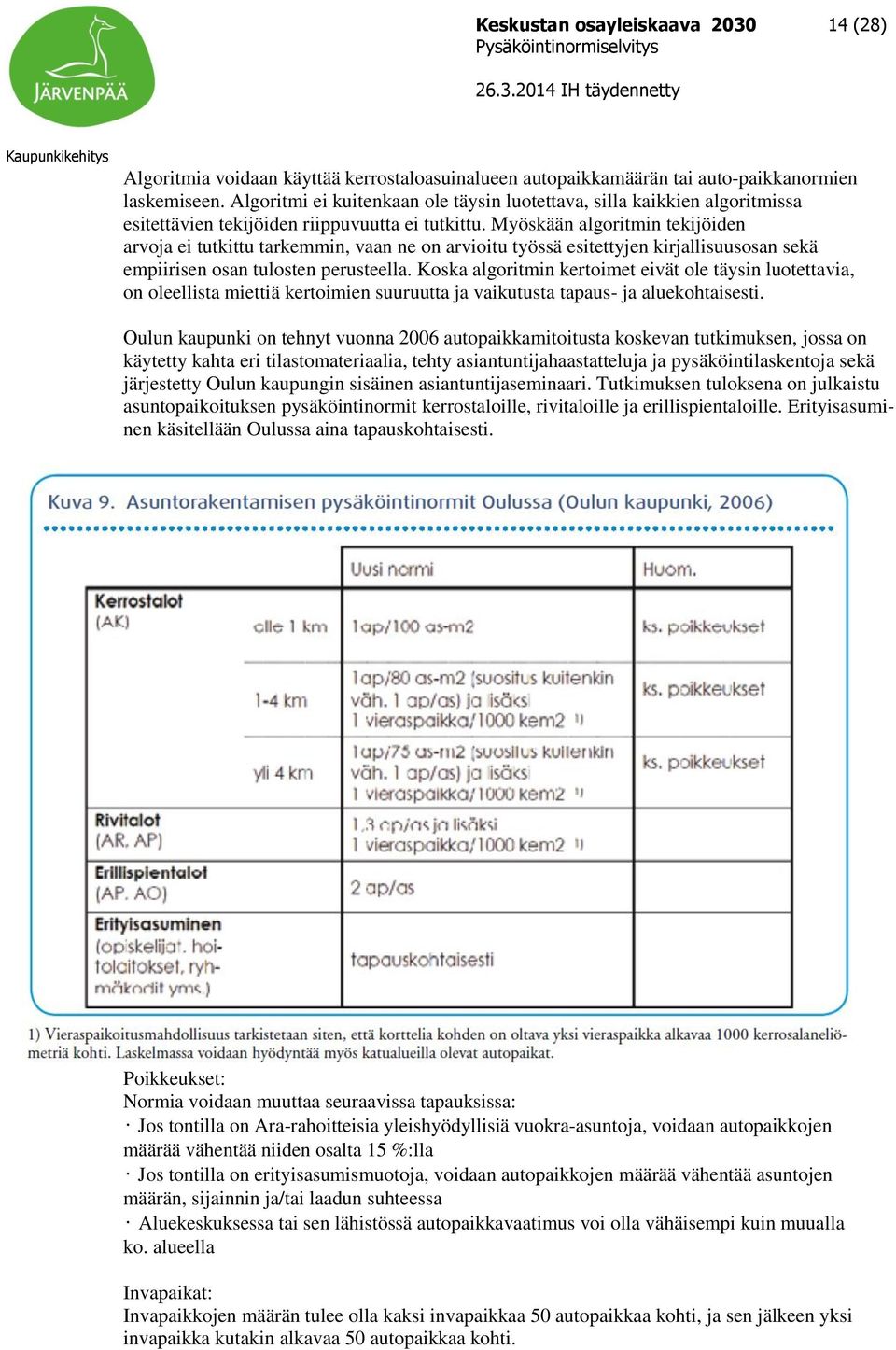 Myöskään algoritmin tekijöiden arvoja ei tutkittu tarkemmin, vaan ne on arvioitu työssä esitettyjen kirjallisuusosan sekä empiirisen osan tulosten perusteella.
