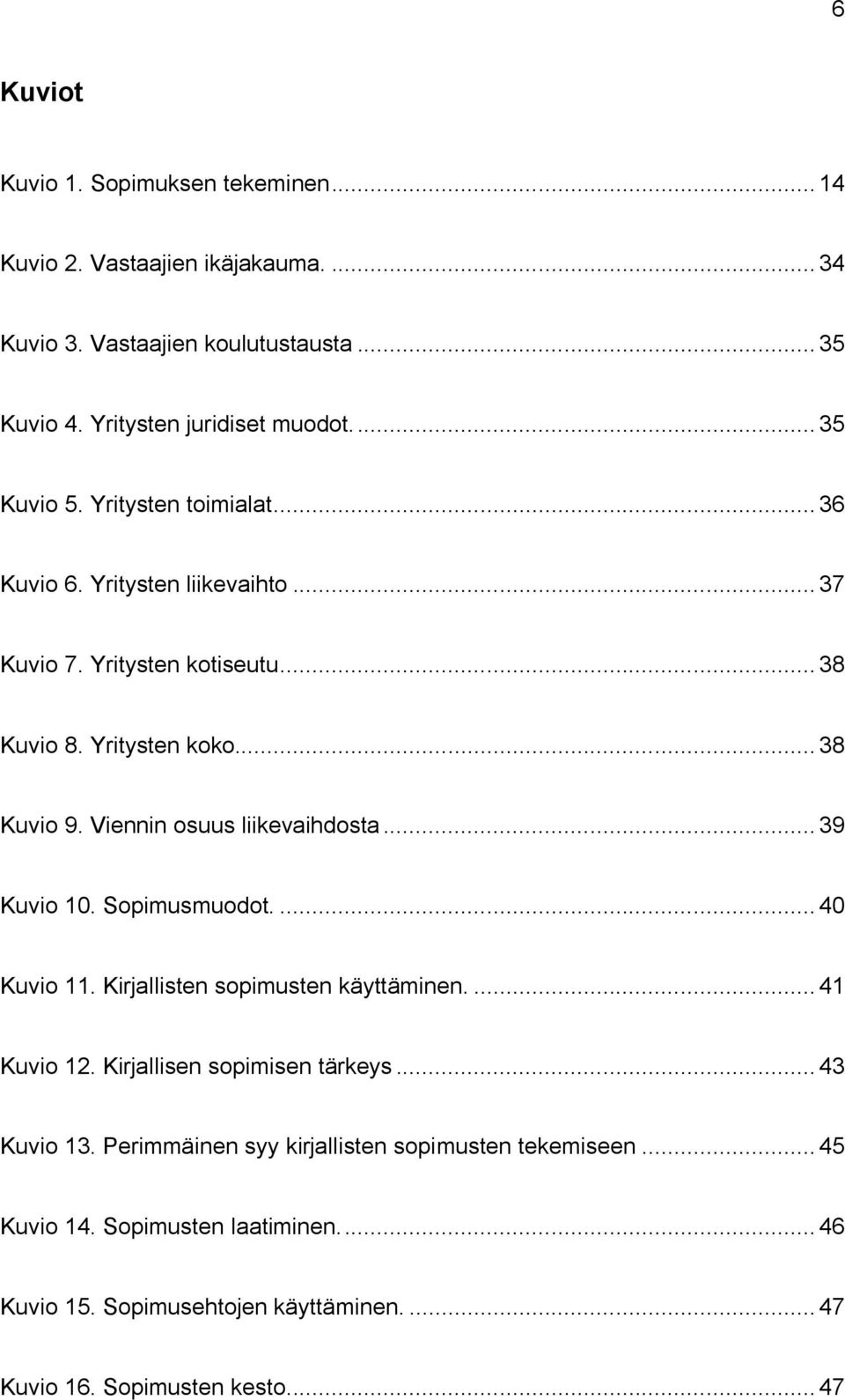 Viennin osuus liikevaihdosta... 39 Kuvio 10. Sopimusmuodot.... 40 Kuvio 11. Kirjallisten sopimusten käyttäminen.... 41 Kuvio 12. Kirjallisen sopimisen tärkeys.