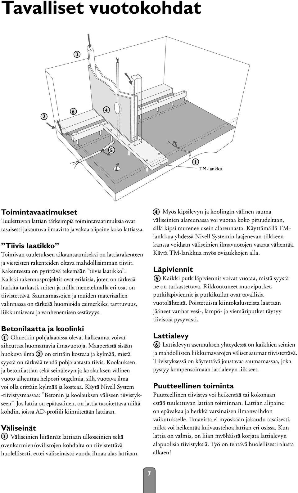 Kaikki rakennusprojektit ovat erilaisia, joten on tärkeää harkita tarkasti, miten ja millä menetelmällä eri osat on tiivistettävä.