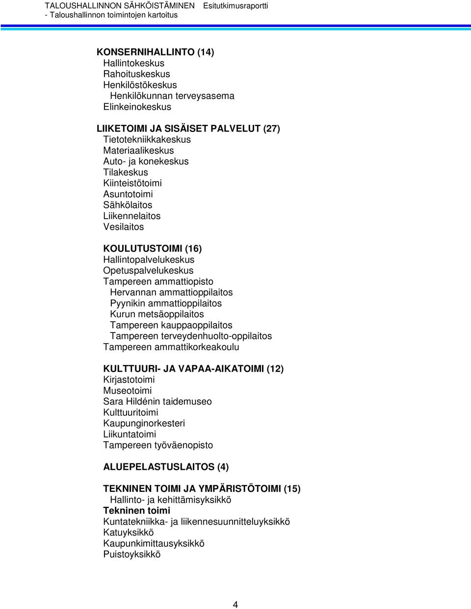 ammattioppilaitos Pyynikin ammattioppilaitos Kurun metsäoppilaitos Tampereen kauppaoppilaitos Tampereen terveydenhuolto-oppilaitos Tampereen ammattikorkeakoulu KULTTUURI- JA VAPAA-AIKATOIMI (12)