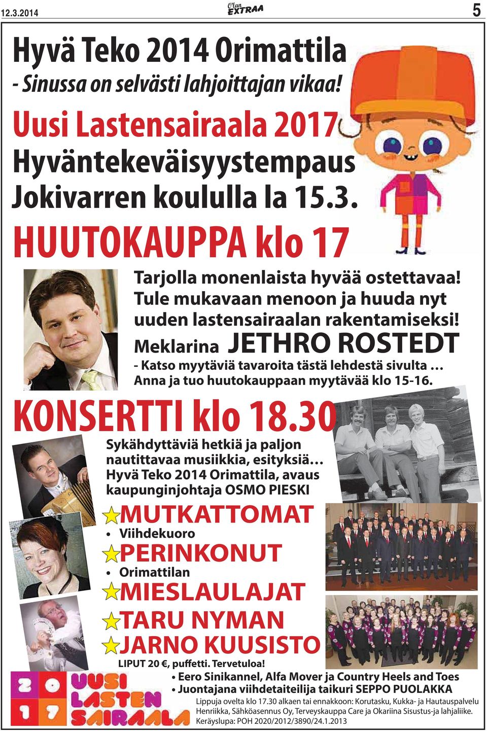 KONSERTTI klo 18.