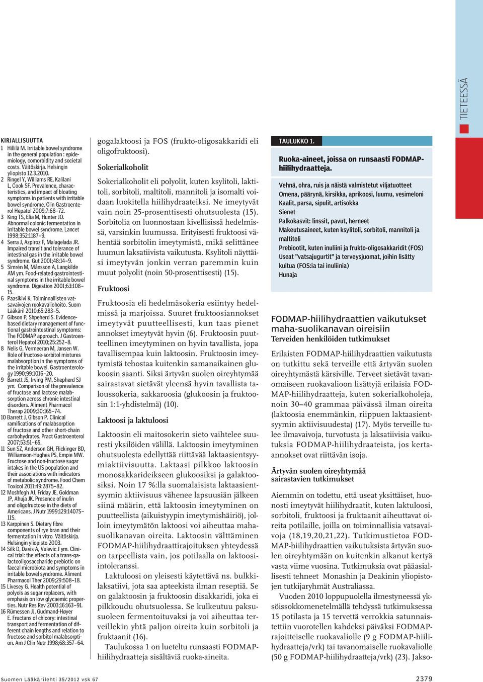 3 King TS, Elia M, Hunter JO. Abnormal colonic fermentation in irritable bowel syndrome. Lancet 1998;352:1187 9. 4 Serra J, Azpiroz F, Malagelada JR.