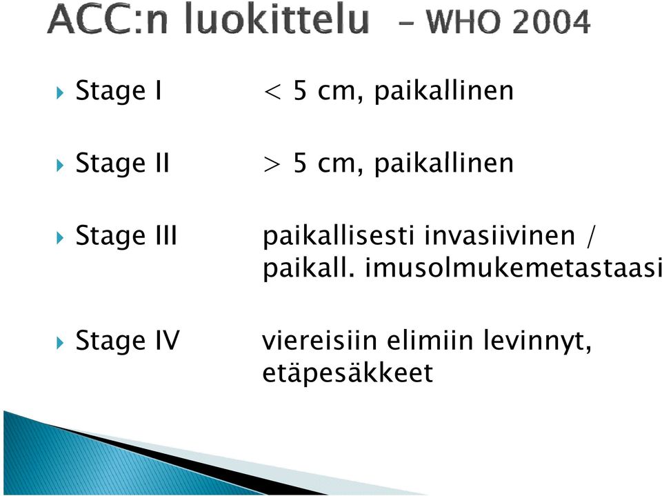 invasiivinen ii i / paikall.