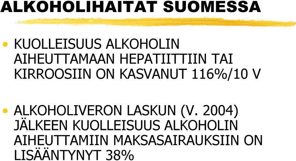 116%/10 V ALKOHOLIVERON LASKUN (V.