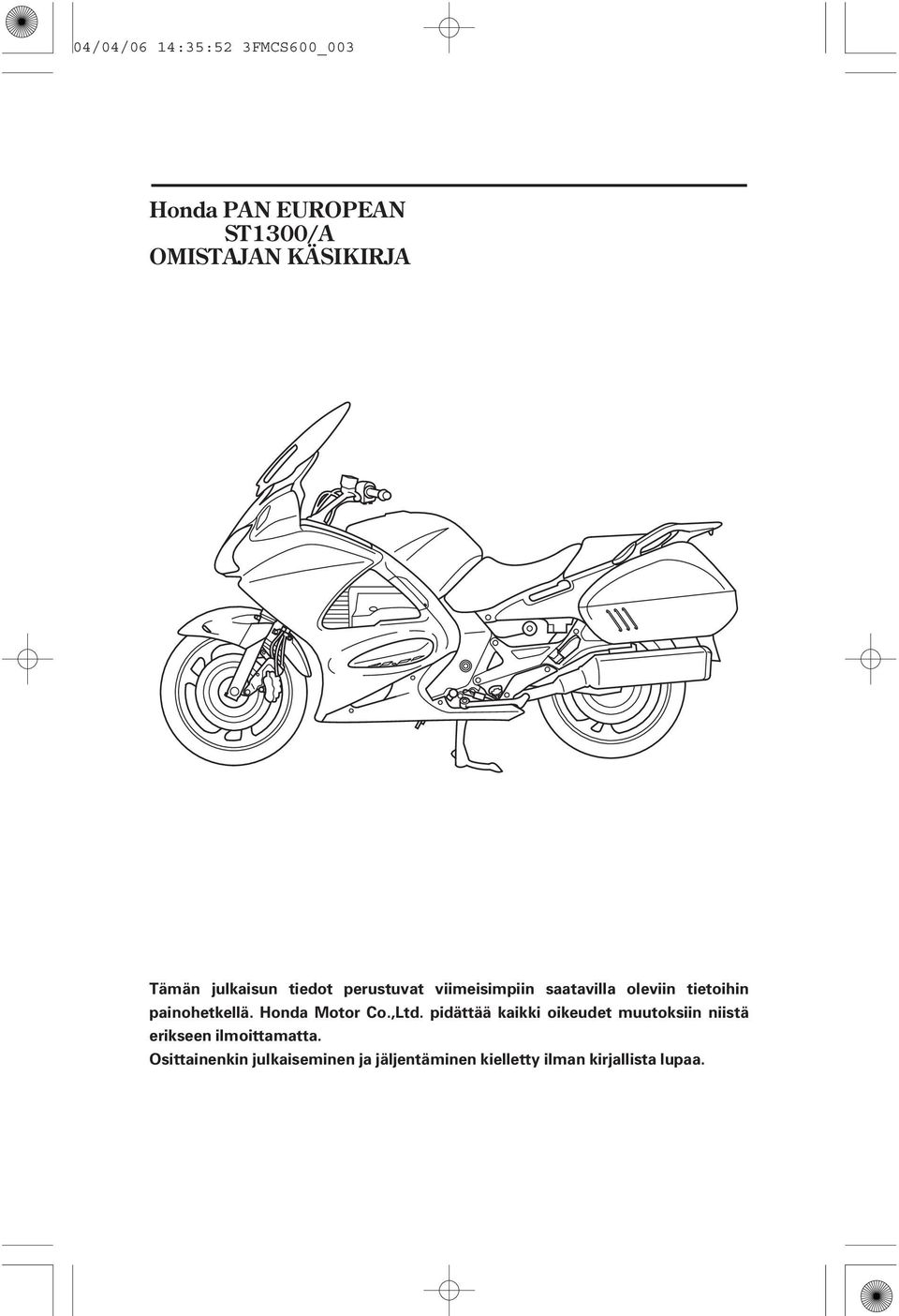 Honda Motor Co.,Ltd.